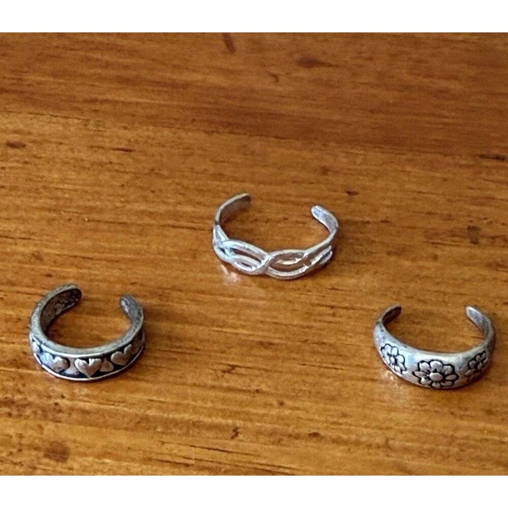 Mixed Fashion Ring Lot 19 Pc Boho Statement Midi Stackable Silver Gold Tone - Picture 9 of 13